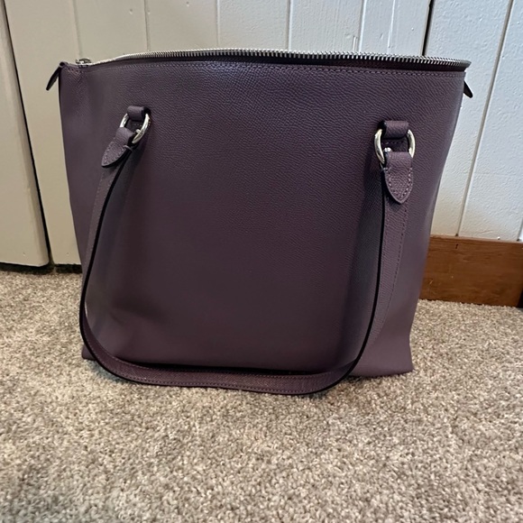 Coach Dark Purple Tote Bag - Picture 2 of 7